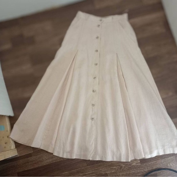 Vintage Dresses & Skirts - ❤️100% Linen Vintage Blush Pink Riding Skirt
